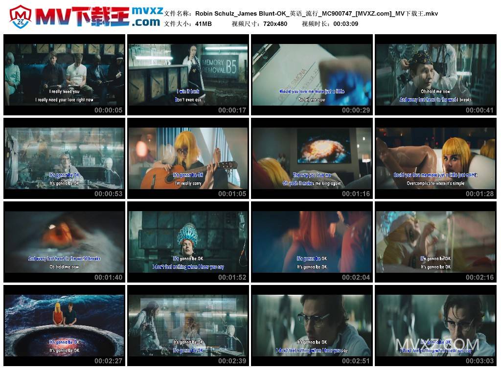 Robin Schulz_James Blunt-OK_英语_流行_MC900747